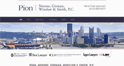 Desktop Screenshot of pionlaw.com